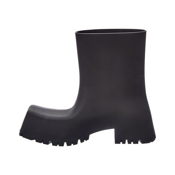Balenciaga Trooper Rubber Boot, Black - Picture 2 of 5
